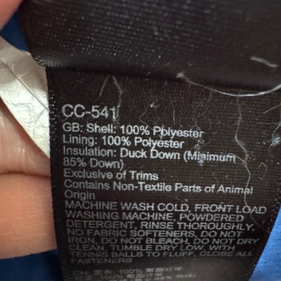 Marmot Boys Royal Blue Puffer Down Jacket Coat 700 Fill Large - Picture 6 of 10